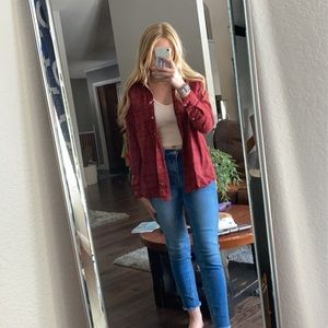 Red madewell flannel